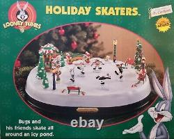 Mr. Christmas Looney Tunes Holiday Skaters RARE