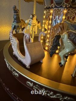 Mr. Christmas Marque Deluxe Carousel Animated Musical 40 Songs Beauty Mr. Christmas Marque Deluxe Carousel Animated Musical 40 Songs Beauty
