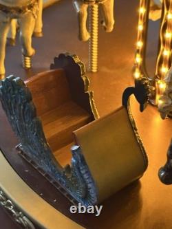 Mr. Christmas Marque Deluxe Carousel Animated Musical 40 Songs Beauty Mr. Christmas Marque Deluxe Carousel Animated Musical 40 Songs Beauty