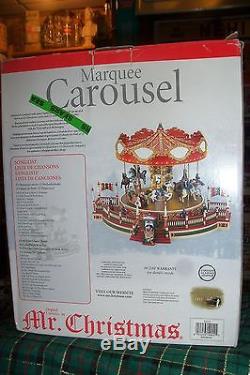 Mr Christmas Marquee Carousel Animated And Musical (2003) Nib