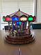 Mr. Christmas Marquee Deluxe Carousel 40 Songs Holiday Xmas Led Light Open Box