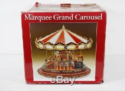 Mr. Christmas Marquee Grand Carousel Animated Musical
