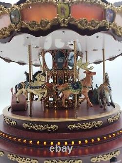 Mr. Christmas Marquee Grand Carousel Lights Music Merry-go-round