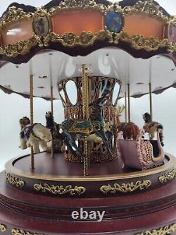 Mr. Christmas Marquee Grand Carousel Lights Music Merry-go-round