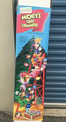 Mr Christmas Mickey's Tree Trimmers 1993 Original Box MINNIE DONALD PLUTO GOOFY