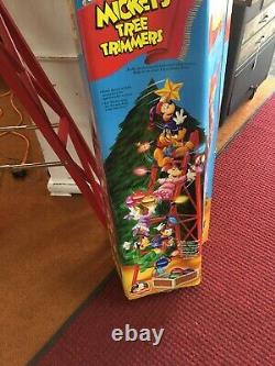 Mr Christmas Mickey's Tree Trimmers 1993 original box MINNIE DONALD PLUTO GOOFY