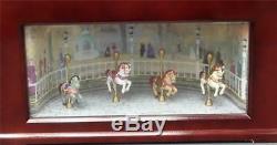 Mr Christmas Musical Bell Symphonium Animated Carousel Horse Plays 16 Songs