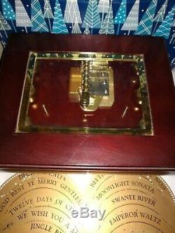 Mr. Christmas Musical Bell Symphonium Music Box W 16 Discs