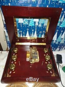 Mr. Christmas Musical Bell Symphonium Music Box W 16 Discs