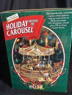 Mr Christmas Musical Holiday Around the Carousel Boardwalk 30 songs 100%