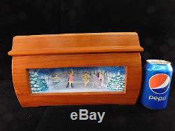 Mr Christmas Musical Melodium Music Box Ballet Dancers Animated 10 Drum Rolls