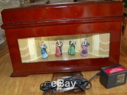 Mr. Christmas Musical Melodium Music Box Dancers with10 cylinders VERY NICE