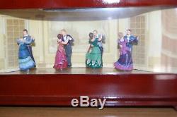 Mr. Christmas Musical Melodium Music Box Dancers with10 cylinders VERY NICE