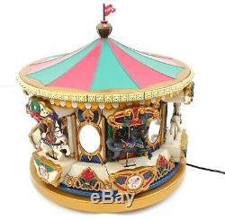 Mr Christmas Musical Merry Go Round 42 Songs Animated Musical Carousel Video