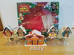 Mr Christmas Musical Mickey's Cuckoo Clock Shop Disney Decoration Complete WORKS