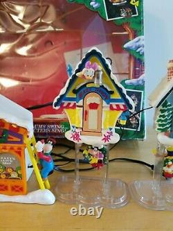 Mr Christmas Musical Mickey's Cuckoo Clock Shop Disney Decoration Complete WORKS