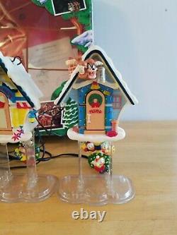 Mr Christmas Musical Mickey's Cuckoo Clock Shop Disney Decoration Complete WORKS