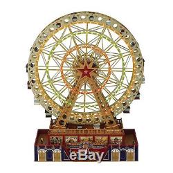 Mr Christmas Musical World's Fair Grand Ferris Wheel 25 Carols Lighted NEW