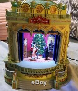 Mr. Christmas NUTCRACKER BALLET Music Box 75th Anniversary Gold Label (WORKS)