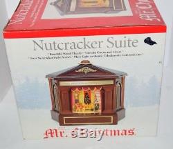 Mr. Christmas NUTCRACKER SUITE Beautiful Wood Theater New In Open Box 2005