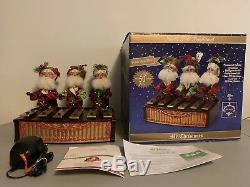 Mr. Christmas North Pole Bandstand Mark Roberts Elves 25 Carols 25 Classics