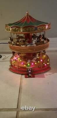 Mr. Christmas Nottingham Fair Double Decker Holiday Music Carousel