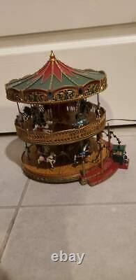 Mr. Christmas Nottingham Fair Double Decker Holiday Music Carousel