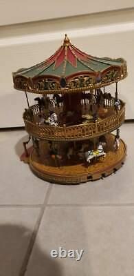 Mr. Christmas Nottingham Fair Double Decker Holiday Music Carousel