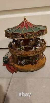 Mr. Christmas Nottingham Fair Double Decker Holiday Music Carousel