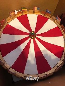 Mr Christmas Nottingham Fair Roundabout Animated Musical Carousel Music Box
