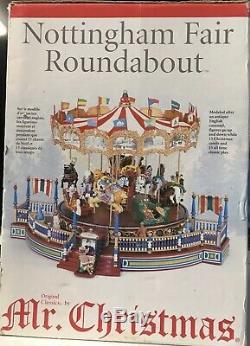 Mr Christmas Nottingham Fair Roundabout Carousel Brand New in Box