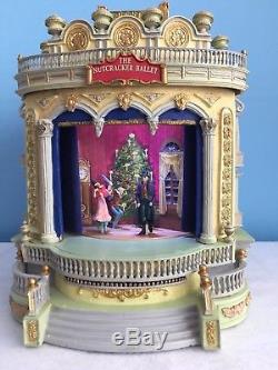 Mr Christmas Nutcracker Ballet Music Box Theater & Orig Box Everything Works EUC