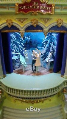 Mr Christmas Nutcracker Ballet Music Box Theater & Orig Box Everything Works EUC