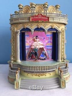 Mr Christmas Nutcracker Ballet Music Box Theater & Orig Box Everything Works EUC