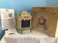 Mr Christmas Nutcracker Ballet Music Box Theater & Orig Box Everything Works EUC