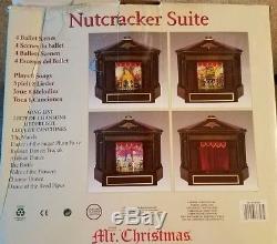 Mr Christmas Nutcracker Suite Musical Ballet Animated Theater Music Box Stage