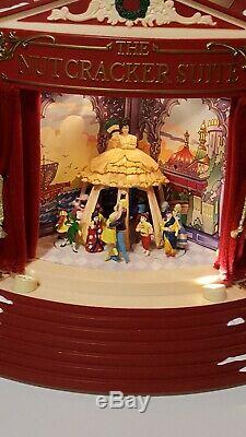 Mr. Christmas Nutcracker Suite Rotating Scenes Gold Label Animated 1999 WORKS