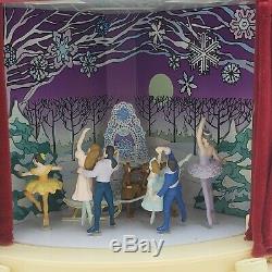 Mr. Christmas Nutcracker Suite Rotating Scenes Gold Label Animated Tested Works