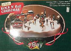 Mr Christmas Rock n' Roll Christmas Nostalgic Fifties Winter Scene New