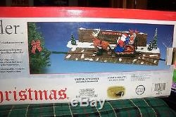 Mr Christmas Rope Rider Animated Santa Rides Around Your Tree Nib