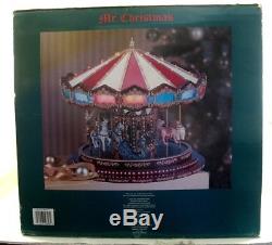 Mr Christmas Royal Marquee Grand Carousel Musical LED Light DOES NOT TURN
