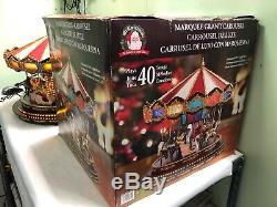 Mr Christmas Royal Marquee Grand Carousel Musical USED WORKS & READ