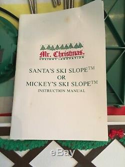 Mr Christmas SANTA'S SKI SLOPE for Christmas Tree Tested & Ready W ALL4 Skiers