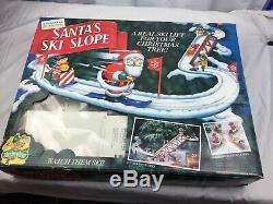 Mr Christmas Santa Ski Slope Lift Complete NEW IN THE BOX BOX HAS WEAR READ