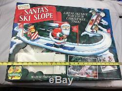 Mr Christmas Santa Ski Slope Lift Complete NEW IN THE BOX BOX HAS WEAR READ