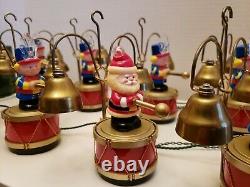 Mr. Christmas Santa's Marching Band 1991 Brass Bells 35 Musical Original Box