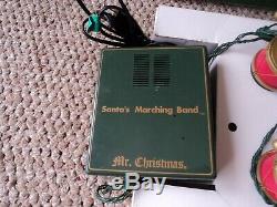 Mr Christmas Santa's Marching Band 1991 Figures Never Removed Off Board