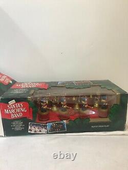 Mr Christmas Santa's Marching Band Holiday Musical Bell Choir Vintage 1991