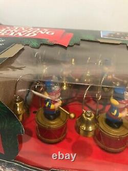 Mr Christmas Santa's Marching Band Holiday Musical Bell Choir Vintage 1991