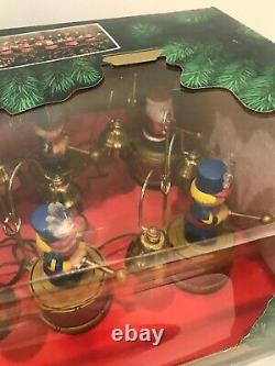 Mr Christmas Santa's Marching Band Holiday Musical Bell Choir Vintage 1991